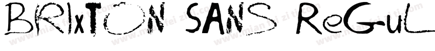 Brixton Sans Regular字体转换